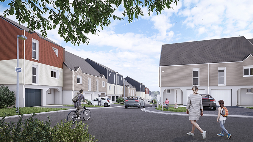 MonLogement27 réhabilite les logements de La Censurière à Evreux